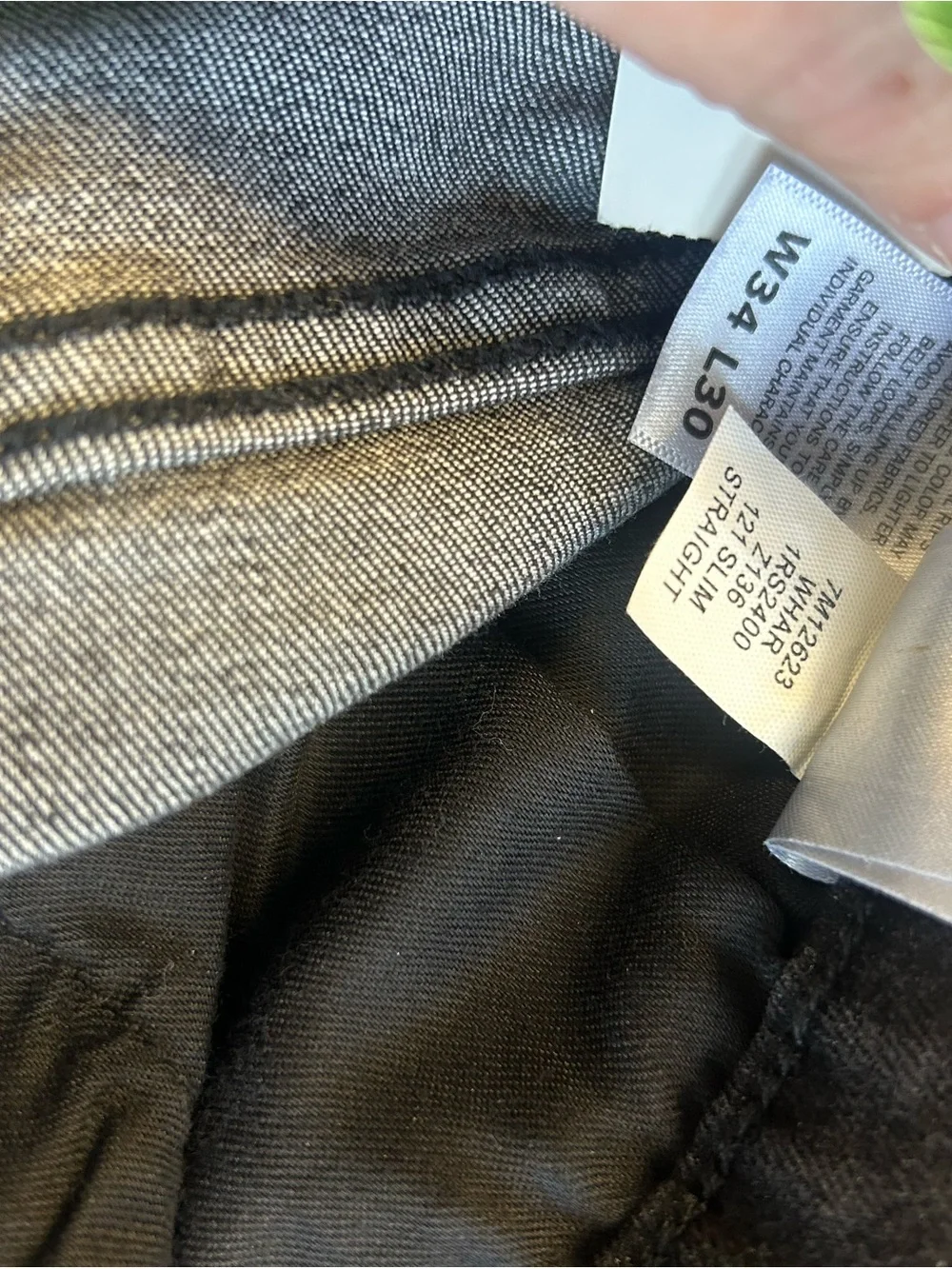 Lucky Brand Men's Slim Straight Black Jeans